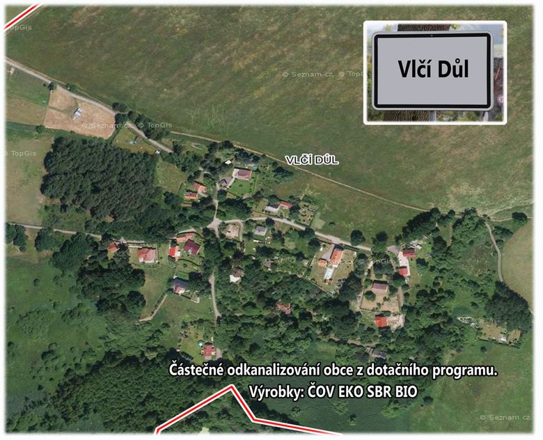 Vlčí Důl, odkanalizování obce, ČOV EKO SBR BIO