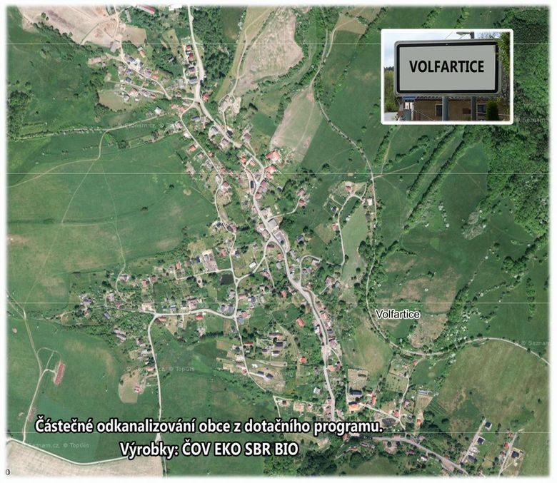 Volfartice, odkanalizování obce, ČOV EKO SBR BIO