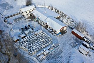 Bazenplast ze vzduchu