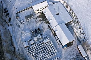 Bazenplast ze vzduchu