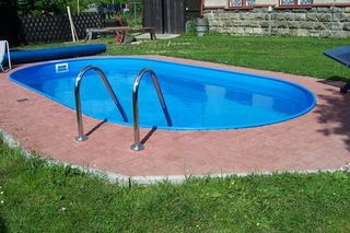 Bazén Ovál + nerezový žebřík