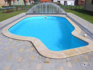 Bazén - ukončení lemový kámen