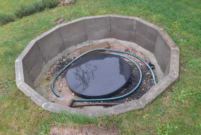 Terénní úpravy kolem ČOV EKO SBR BIO při hlubokém uložení