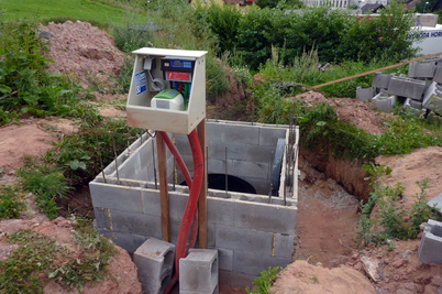 Terénní úpravy kolem ČOV EKO SBR BIO při hlubokém uložení