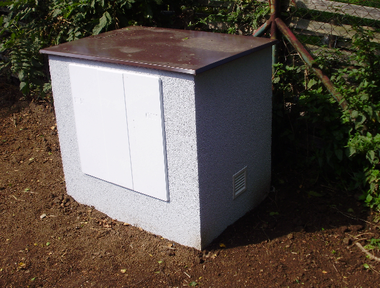 Možné umístění řídící jednotky čistírny odpadních vod EKO SBR BIO