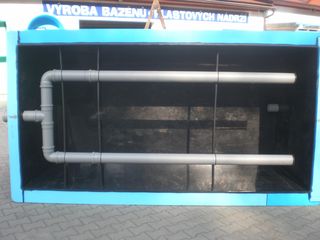 Zemní štěrkopískový filtr - pohled zhora