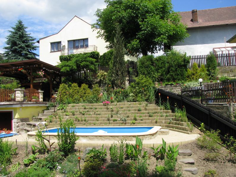 Bazén - Přepeře, finální podoba bazénu