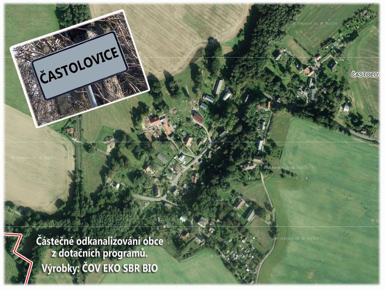 Častolovice, odkanalizování obce, ČOV EKO SBR BIO