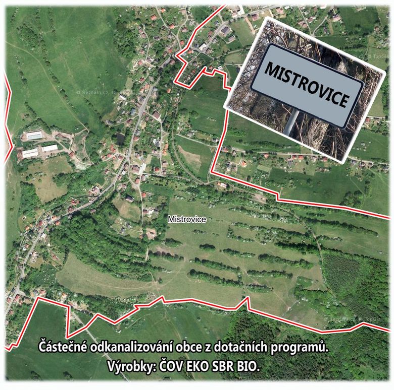 Mistrovice, odkanalizování obce, ČOV EKO SBR BIO