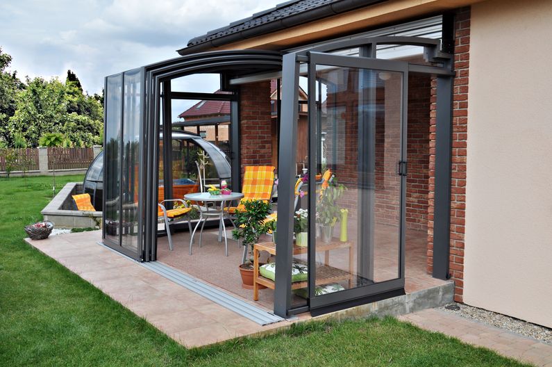 Zastřešení Corso, kompakt, profil antracit