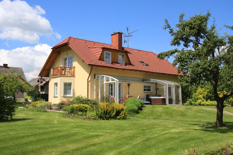 Zastřešení Corso, kompakt, bílý profil