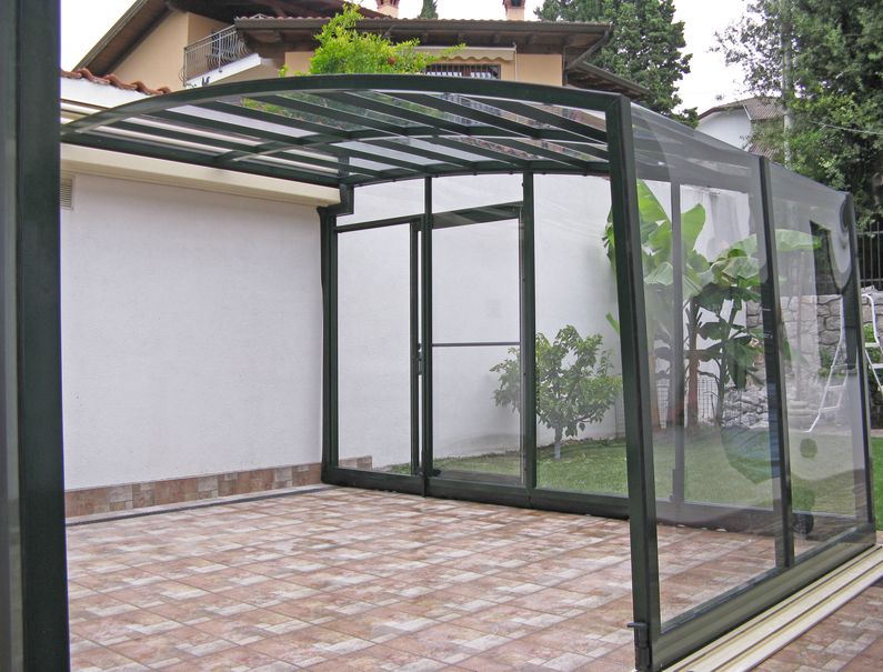 Zastřešení Corso, kompakt, profil antracit