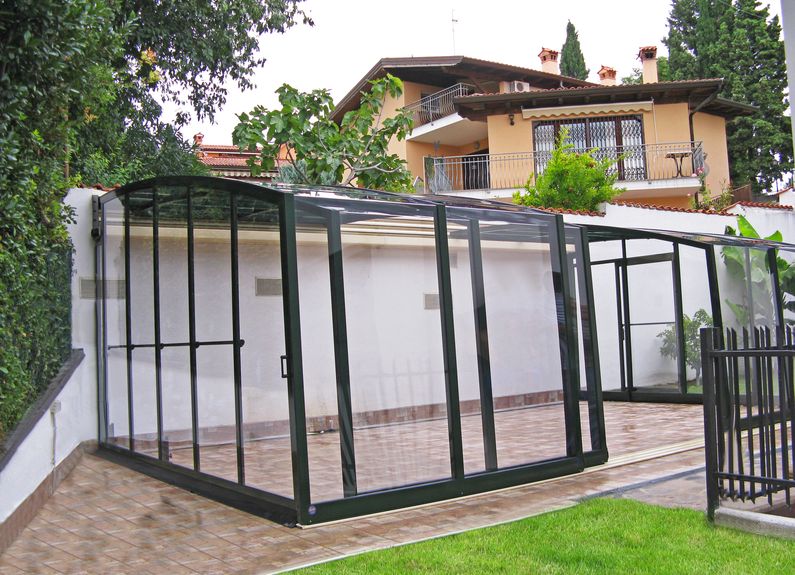 Zastřešení Corso, kompakt, profil antracit