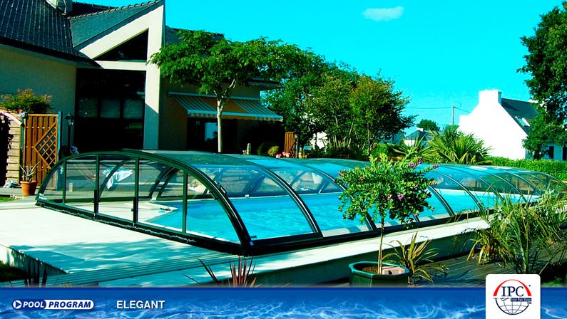 Zastřešení Elegant kompaktní polykarbonát, zelený profil