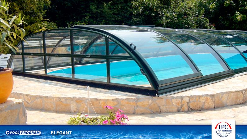 Zastřešení Elegant, kompakt, zelený profil