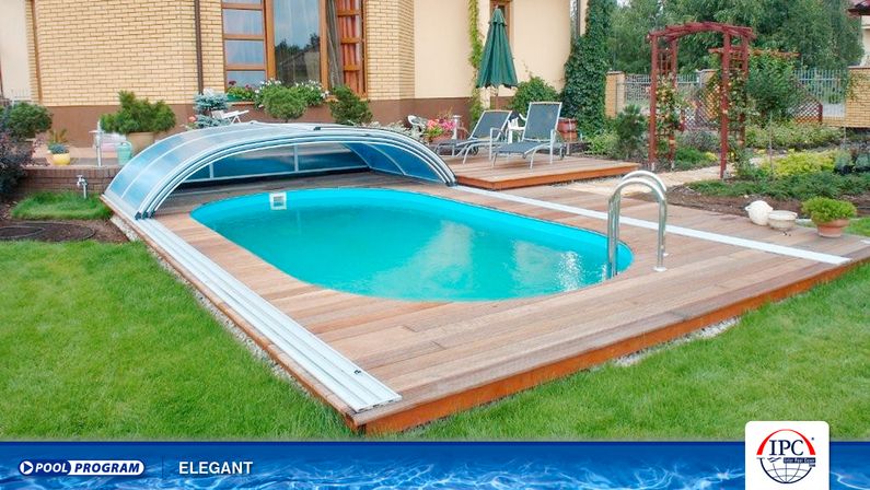 Zastřešení Elegant - odejmuté čelo