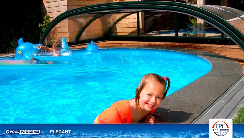 Zastřešení Elegant, kompakt, zelený profil