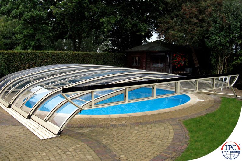 Zastřešení Elegant, kompakt, bílý profil