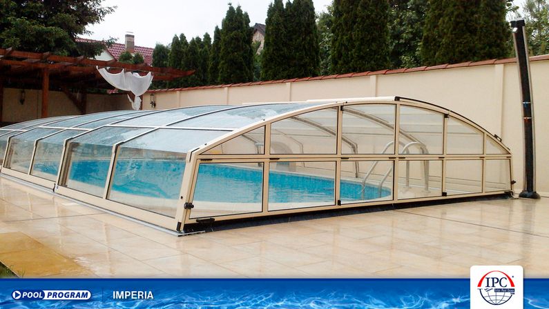 Zastřešení Imperia, kompakt, béžový profil