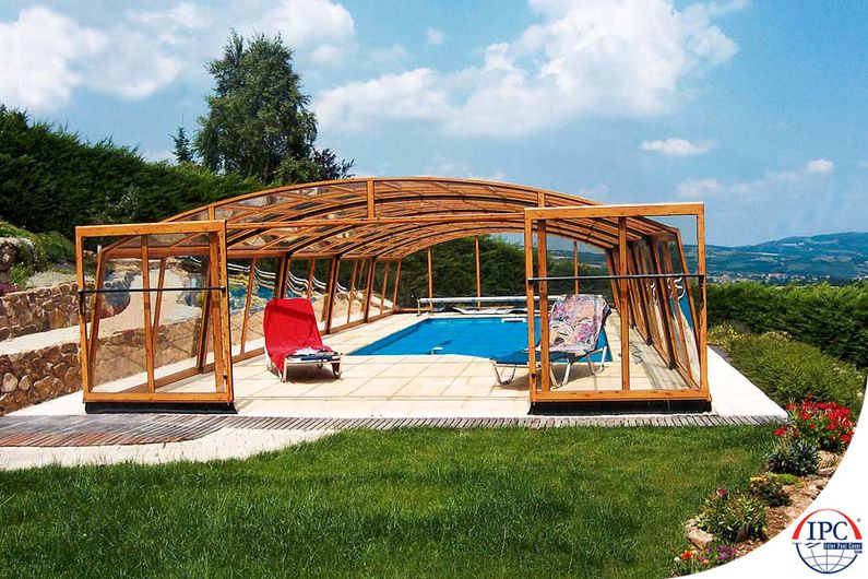 Zastřešení Imperia - zvýšená, kompakt, dřevodekor