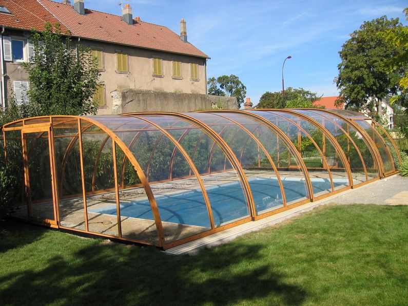 Zastřešení Laguna, kompakt, profil dřevodekor