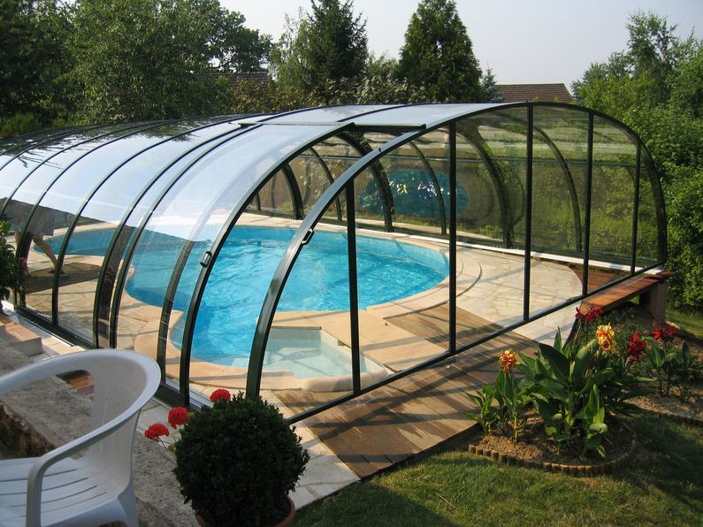 Zastřešení Laguna, kompakt, zelený profil