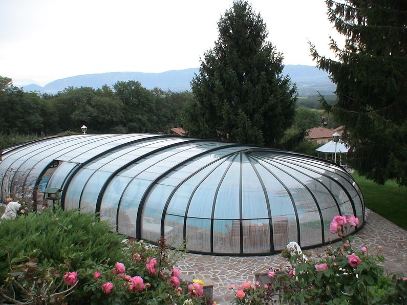 Zastřešení Olympic, kompakt, profil antracit