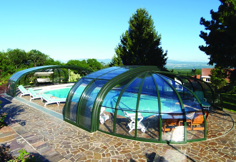 Zastřešení Olympic, kompakt, profil zelený