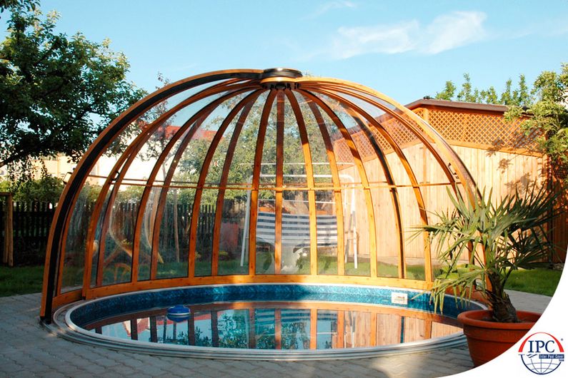 Zastřešení Orient, kompakt, profil dřevodekor