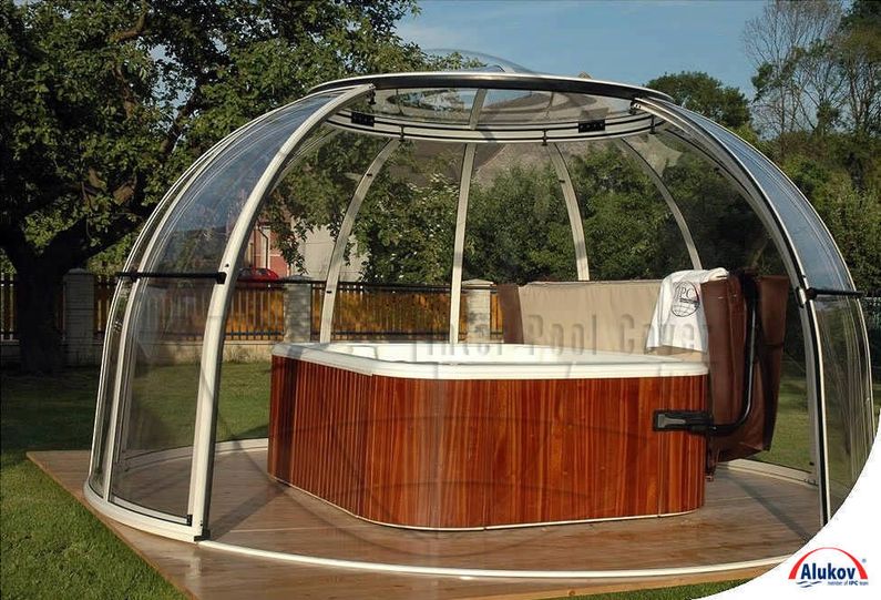 Zastřešení Orlando, kompakt, béžový profil