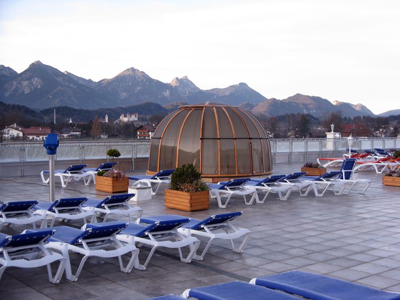 Zastřešení Orlando, bronzový kompakt, profil dřevodekor