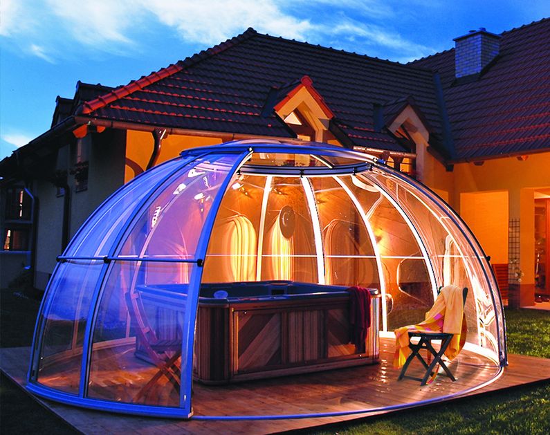 Zastřešení Orlando, kompakt, stříbrný profil