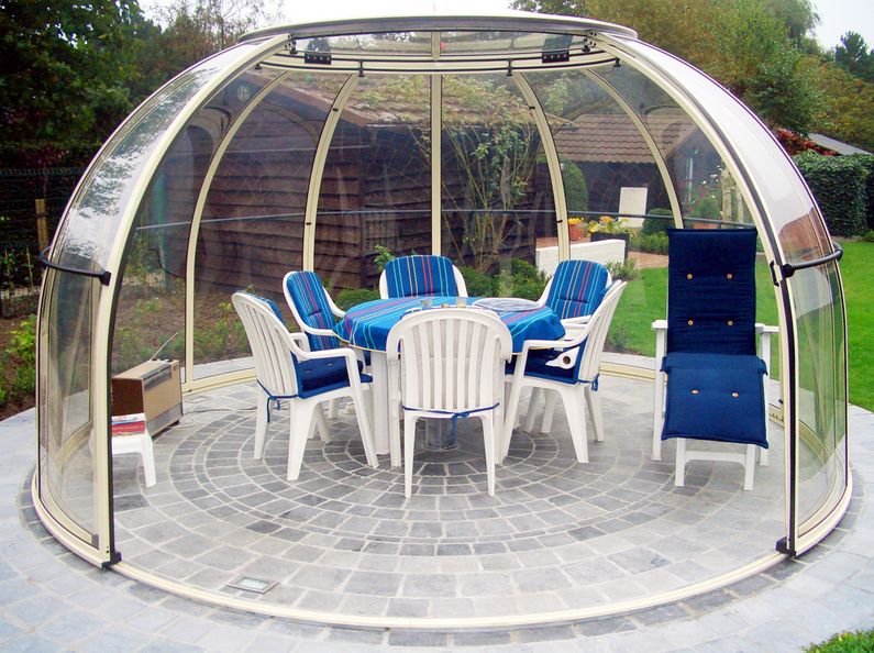 Zastřešení Orlando, bronzový kompakt, béžový profil