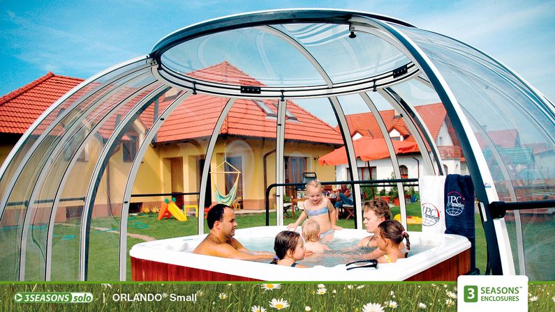 Zastřešení Orlando, kompakt, stříbrný profil