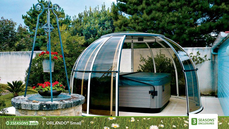 Zastřešení Orlando, bronzový kompakt, béžový profil