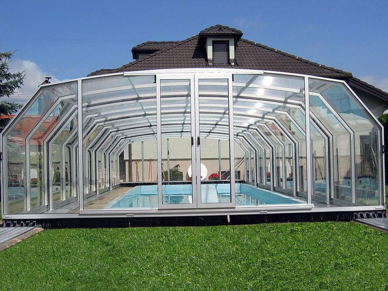 Zastřešení Venezia, kompakt, stříbrný profil