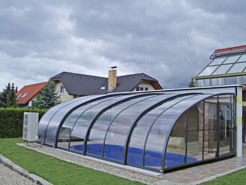 Zastřešení Veranda, kompakt, profil antracit