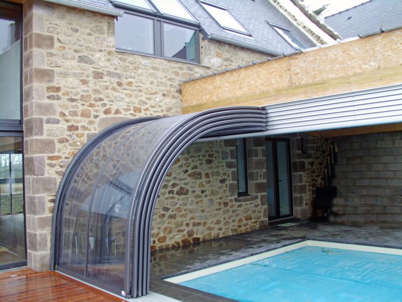 Zastřešení Veranda, kompakt, profil antracit