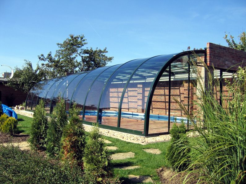 Zastřešení Veranda, Kompakt, zelený profil