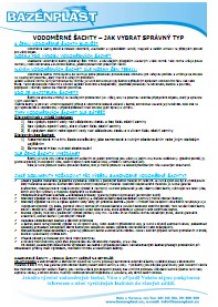 Vodoměrné šachty leták