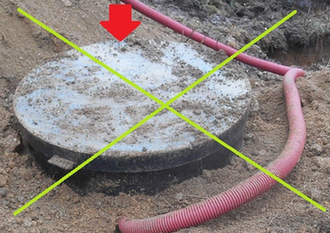 Špatné umístění chráničky